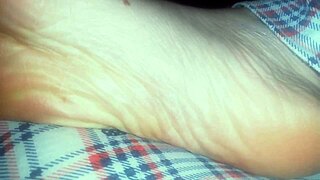 Nicoletta's Bare Feet Walked All Day, Now Sexy Slave Worship