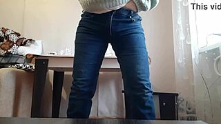 Secretary skips typing for sneaky office masturbation relief