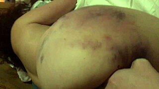 Dom films chubby amateur squirting with dildo toys bdsm slaps bruising homemade kink