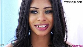 Beautiful ebony model shares first wild sex stories!