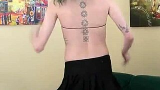 kit summers gothic miniskirt black bodysuit casting interview part 3