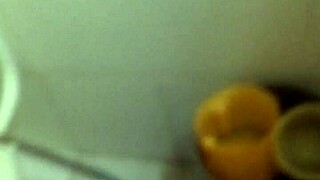 Japanese lesbian's first online porn video close-up fingering
