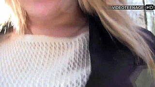 19 year old blonde jess bares it all in her first porn casting interview dildo play lingerie solo