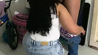 Her venezolana hands on me in mall stairs got me ripping clothes for public pussy pounding