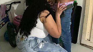 Her venezolana hands on me in mall stairs got me ripping clothes for public pussy pounding