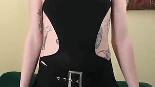 kit summers gothic miniskirt black bodysuit casting interview part 3