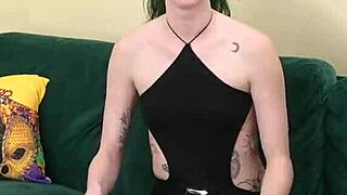 kit summers gothic miniskirt black bodysuit casting interview part 3