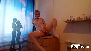 im the amateur housewife strippin n touchin myself in crotchless lace