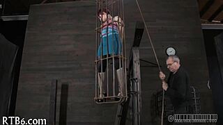 pornstar dives into intense sadomasochism play