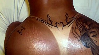 brazilian 18yo amateur's first anal leak hits the net during christmas fetish fun