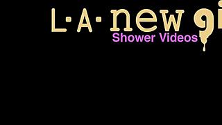 elegant brunette milf mommy showers solo pov before daddy's massage interview