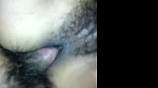 whoa her first anal at 30 hairy ass unshaved till i showed up 😈🍑🔥 that's brutal pain for this latina teen gf