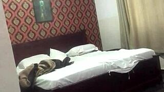 your land lord's away... crazybitch twerks wildly on his bed!