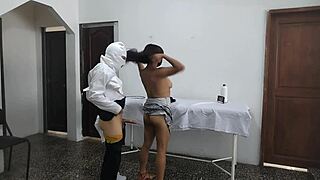 doctor sneaks fuck with latina patient as husband waits outside