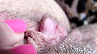 Big Clit Throbs In Closeup Orgasm Surge