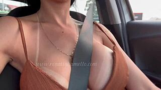 Big-Tits Brazilian Renatinha Mello Teases Truckers Sexily