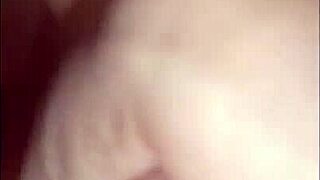 hey check my sexy wife in lingerie taking my cum inside her big tits