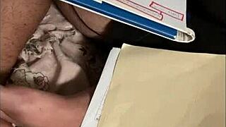 Who's moaning tight in lingerie missionary dorm pussy play?