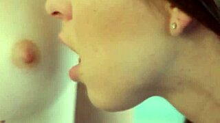 Petite blonde facesits lesbian friend deeply