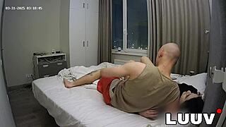 young 18+ couple hides steamy livestream sex from everyone but paying subscribers