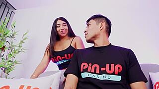 curvy peruvian milf massages fat tits seeking cum donor over cuck husband