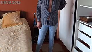 my super hot wife flashes her curves and fucks while i watch her every move