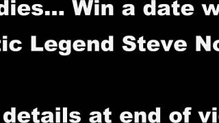 nervous blonde stripper squirts pussy after lingerie orgasm in club