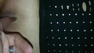 hey check my sexy wife in lingerie taking my cum inside her big tits