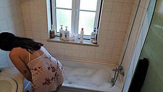 Think Handyman Can Fix Latina Wife's Dripping Hot Tub Needs?