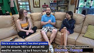 Dr Tampa Mira Monroe Orgasm Toys Pierced Nipples BTS