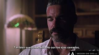 naughty anny aurora sneaks to bang bff's stepdad with subs