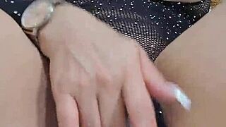 Sexy Colombian Solo Masturbation with Incredible Squirting Toy Show!