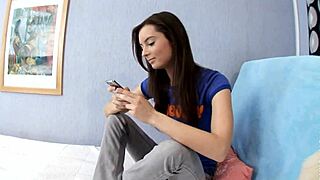 barely legal teen gets wet in fisting play. young 18+ yo scene unfolds naturally