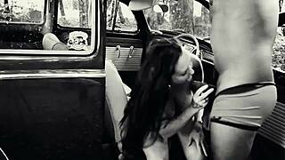 back in the day, fusca rides turned into raw interracial anal action