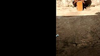 elvie slut masturbates on phone outdoors part 3