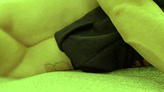 Skinny student teen relaxes fucking rough with huge cock boyfriend at night