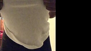 ebony milf craves big black cock but will stepsons monster do?