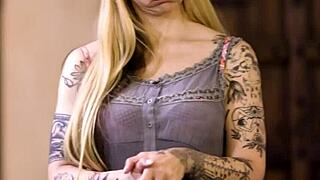 hey girls, this slumber party's turning into blonde brunette milf teen foursome fingering tits!