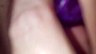Crystal buzzes vibrator on wet pussy as Jamer rims her big ass eagerly