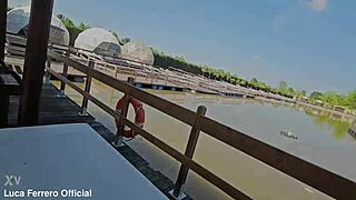 Met this swinger couple by the lake for full fun!