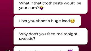 Naughty stepsis teases your cock making you squirm nude interactive