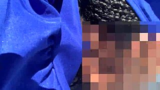 Class hoe screams on BIG BLACK COCK doggystyle outdoors!