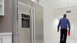 Ladyboy slut anal fucked hard in garage contest 💦🍑🏆