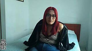 A chubby redhead babysitter tries first time homemade with amateur couple