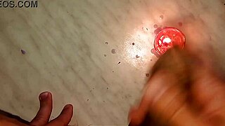 i drip hot wax on my tattooed foreskin til my huge cock throbs hard