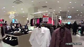 Ever wonder how a stellar Czech nympho gets seduced stripping in hypermarket for hardcore POV poke?