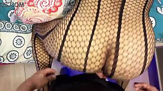 Pervy Stepmom Watches Porn and Gulps My Cum After Rough Fuck