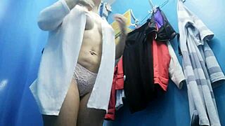 russian big boobs nipples exposed changing room hidden cam voyeur