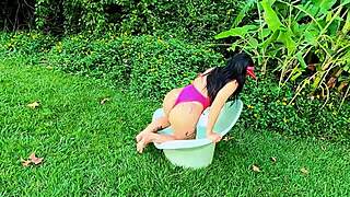 hot amateurs flash big asses and tan lines in steamy xvideos meets