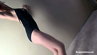 felicity's graceful ballet demo reveals her nude ballerina form